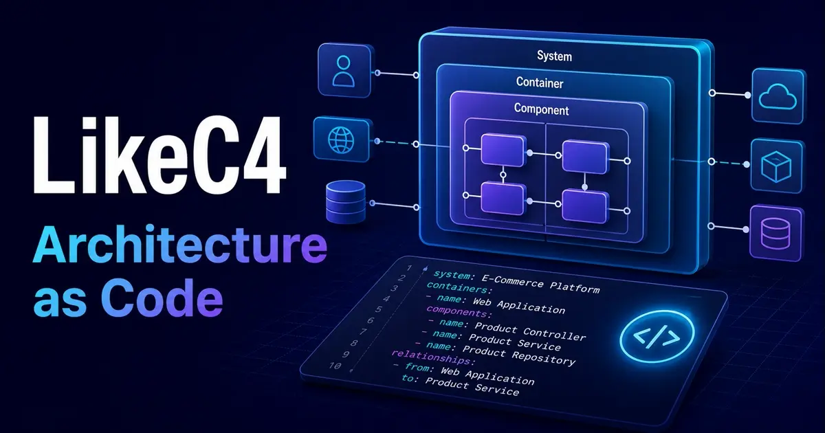 LikeC4を解説：コードで管理するArchitecture as Codeの実力のアイキャッチ画像
